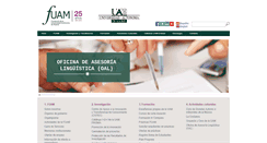 Desktop Screenshot of fuam.es