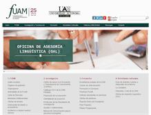 Tablet Screenshot of fuam.es